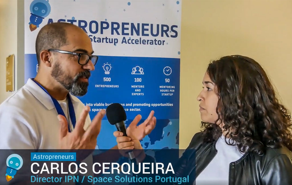 Four interviews with people and start-ups in the Astropreneurs network at the Fall Network meeting in Coimbra, Portugal.